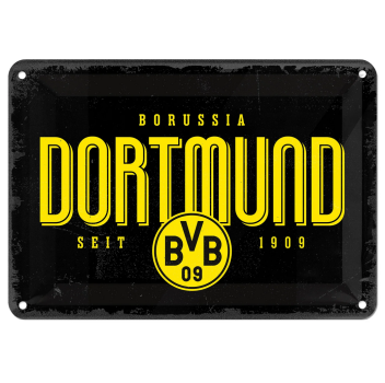 Borussia Dortmund - Blechschild Borussia Dortmund